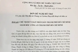 Cháy chung cư Carina Plaza: Yêu cầu chủ đầu tư "mất tích" ra mặt đối thoại