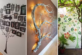 Những cách làm tranh tường trang trí nhà độc đáo
