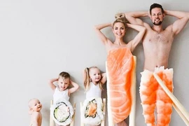 Tan chảy với bộ ảnh gia đình ngộ nghĩnh siêu đáng yêu