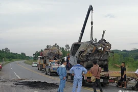 Cao tốc Hà Nội - Lào Cai bị “đứt”, dự kiến 2 tháng mới thông tuyến