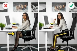 Những tư thế ngồi giúp dân văn phòng làm việc hiệu quả