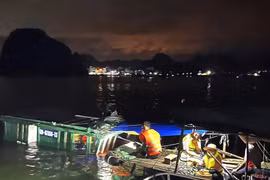 Quảng Ninh: Tàu cá bị chìm trên biển Vân Đồn, một người tử vong