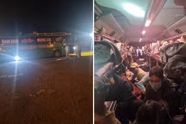 Xử phạt xe khách 41 chỗ nhồi nhét 81 người