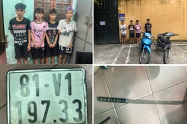 Bắt nhóm 4 đối tượng ở Hải Dương sang Hải Phòng cướp tài sản