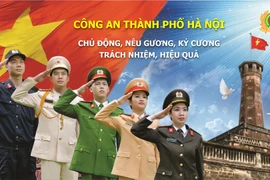100% cán bộ, chiến sĩ Công an Hà Nội ứng trực đêm Giao thừa