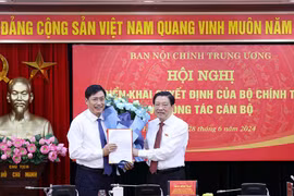 Ông Nguyễn Hữu Đông làm phó Trưởng ban Nội chính Trung ương