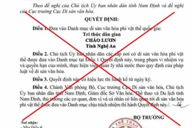 Cháo lươn vào Danh mục Di sản là thông tin sai sự thật