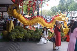 Huế thu hút giới trẻ dịp năm mới với nhiều điểm check-in rực rỡ