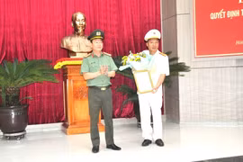 PGĐ Công an Hải Dương cùng 936 cán bộ được thăng cấp bậc hàm