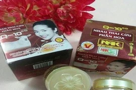 Đình chỉ lưu hành, thu hồi 13 loại mỹ phẩm không đạt chất lượng