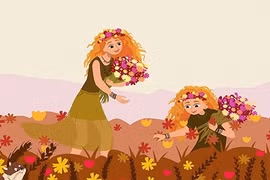 Bộ tranh: Niềm hạnh phúc chỉ mẹ và con gái mới hiểu