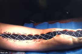 Suýt mất mạng vì bị nhiễm vi khuẩn ăn thịt người