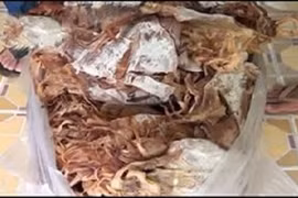 Mực khô giả, nướng mùi khét như cao su bày bán tràn lan 