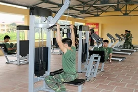 Ngạc nhiên phòng tập thể hình ở Sư đoàn 301