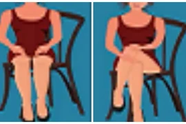 Nhìn dáng ngồi có thể đoán tính cách con người