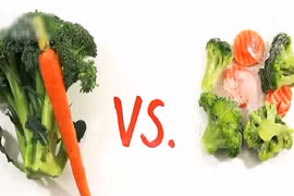 Thức ăn tươi có tốt hơn đồ đông lạnh?