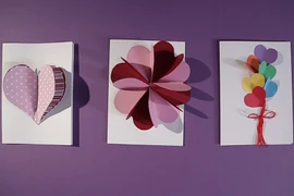 Cách làm 3 loại thiệp Valentine đẹp mắt, ý nghĩa tặng người ấy