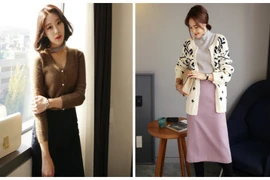 Muôn kiểu điệu với áo cardigan ngày lạnh
