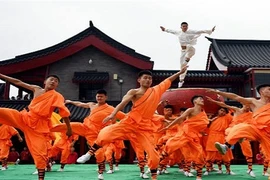 Màn đồng diễn võ Thiếu Lâm hoành tráng chưa từng thấy