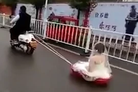 Xe “mui trần” có một không hai của chú rể trong ngày cưới