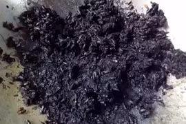 Đồng Tháp: Hãi hùng gạo giả đen như than 