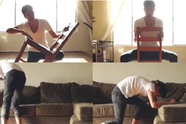 Thích thú với bản nhạc được trai trẻ tạo ra từ ghế 