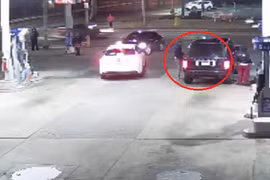 Khiếp đảm trộm xe sang táo bạo ở cây xăng