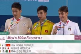 “Kình ngư” 18 tuổi Nguyễn Huy Hoàng giành HCV Olympic trẻ 2018