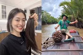 Phương Nga bất ngờ xuống tóc, Quang Thắng vui vẻ ở miền Tây