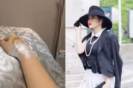 Lý Nhã Kỳ kiệt sức vẫn chạy show ở Paris