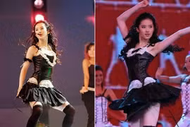 Lưu Diệc Phi thời trẻ táo bạo, mặc váy ngắn nhảy lắc lư 