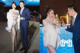 Việt Anh - Quỳnh Nga sánh đôi đi sự kiện, cứ ngỡ vợ chồng son