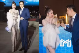 Việt Anh - Quỳnh Nga sánh đôi đi sự kiện, cứ ngỡ vợ chồng son