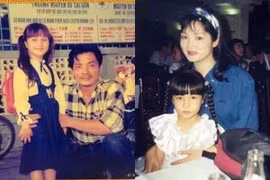 Loạt ảnh Diễm My 9x ngày nhỏ bên Thương Tín, Diễm Hương gây sốt