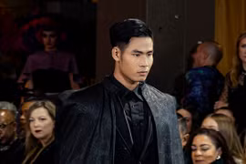 Danh Chiếu Linh diễn thời trang cho giới thượng lưu Mỹ