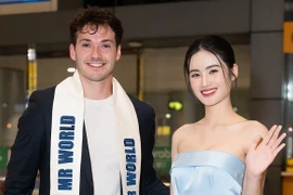 Ý Nhi ra sân bay đón đương kim Mr World 2019 đến Việt Nam 