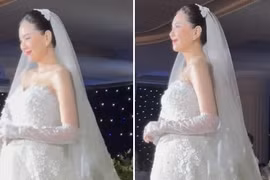 Lộ ảnh MC Mai Ngọc trong lễ cưới