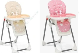 Thu hồi 4.400 ghế ăn dặm Babyjoy do nguy cơ gây nguy hiểm cho trẻ 