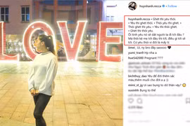 Bạn gái Huỳnh Anh dính nghi vấn mang bầu vì bụng to bất thường?