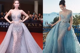 Sau vụ thanh lý đồ, Ngọc Trinh bị "đào" lại những lần mặc váy nhái 