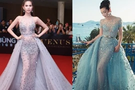 Sau vụ thanh lý đồ, Ngọc Trinh bị "đào" lại những lần mặc váy nhái 