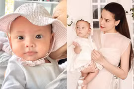 Con gái 7 tháng tuổi xinh và điệu của Hồ Ngọc Hà - Kim Lý