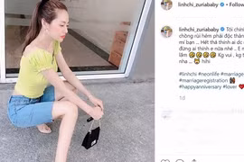 Linh Chi khoe đăng ký kết hôn với Lâm Vinh Hải, chính thức có chồng