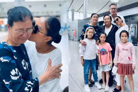 Đoan Trang sang Singapore định cư, mẹ ruột bật khóc ở sân bay