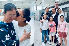 Đoan Trang sang Singapore định cư, mẹ ruột bật khóc ở sân bay