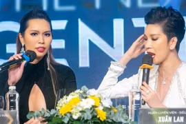 Xuân Lan, Hà Anh cãi nhau tay đôi ở họp báo