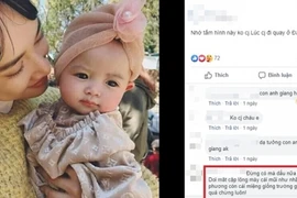 Xôn xao hình ảnh được cho là con gái của Nhã Phương?