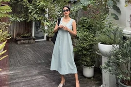 Bí quyết lên đồ giấu bầu đỉnh cao của Tăng Thanh Hà