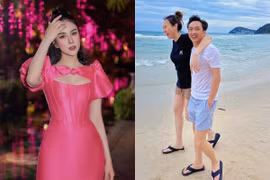 Đàm Thu Trang tươi tắn bên Cường Đô La, Diệp Lâm Anh xinh đẹp 