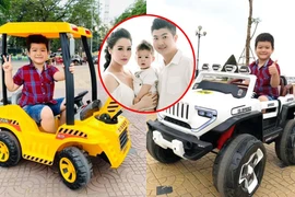 Đưa con trai đi chơi, Nhật Kim Anh và chồng cũ né chụp chung